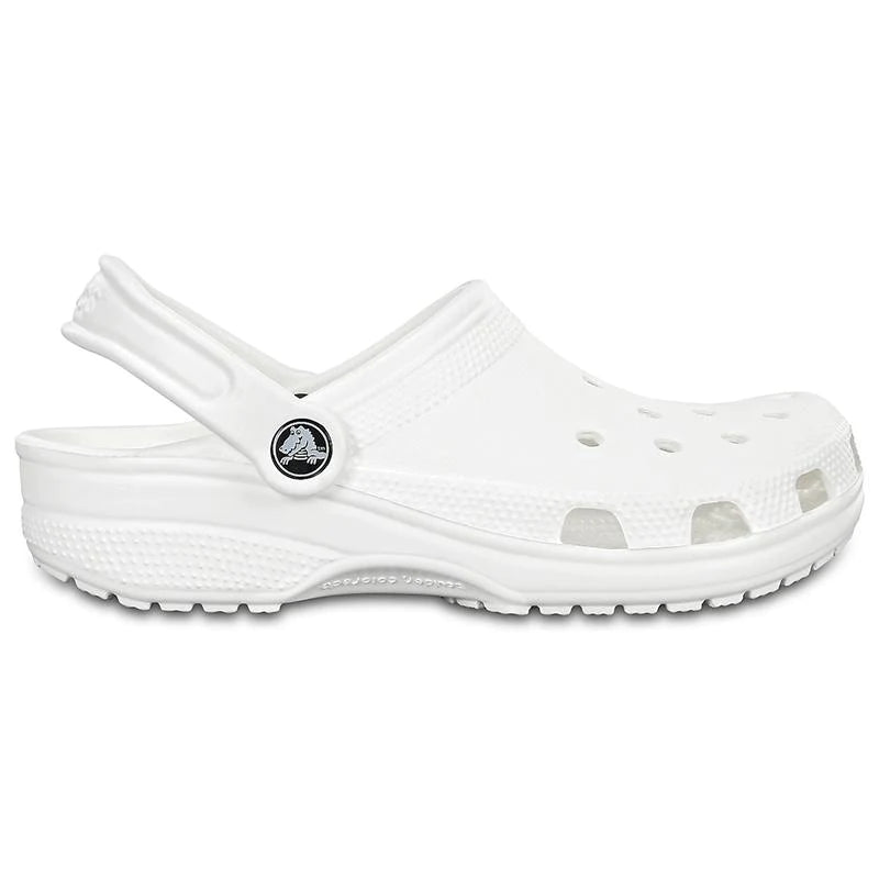 White Crocs Ripe Fits